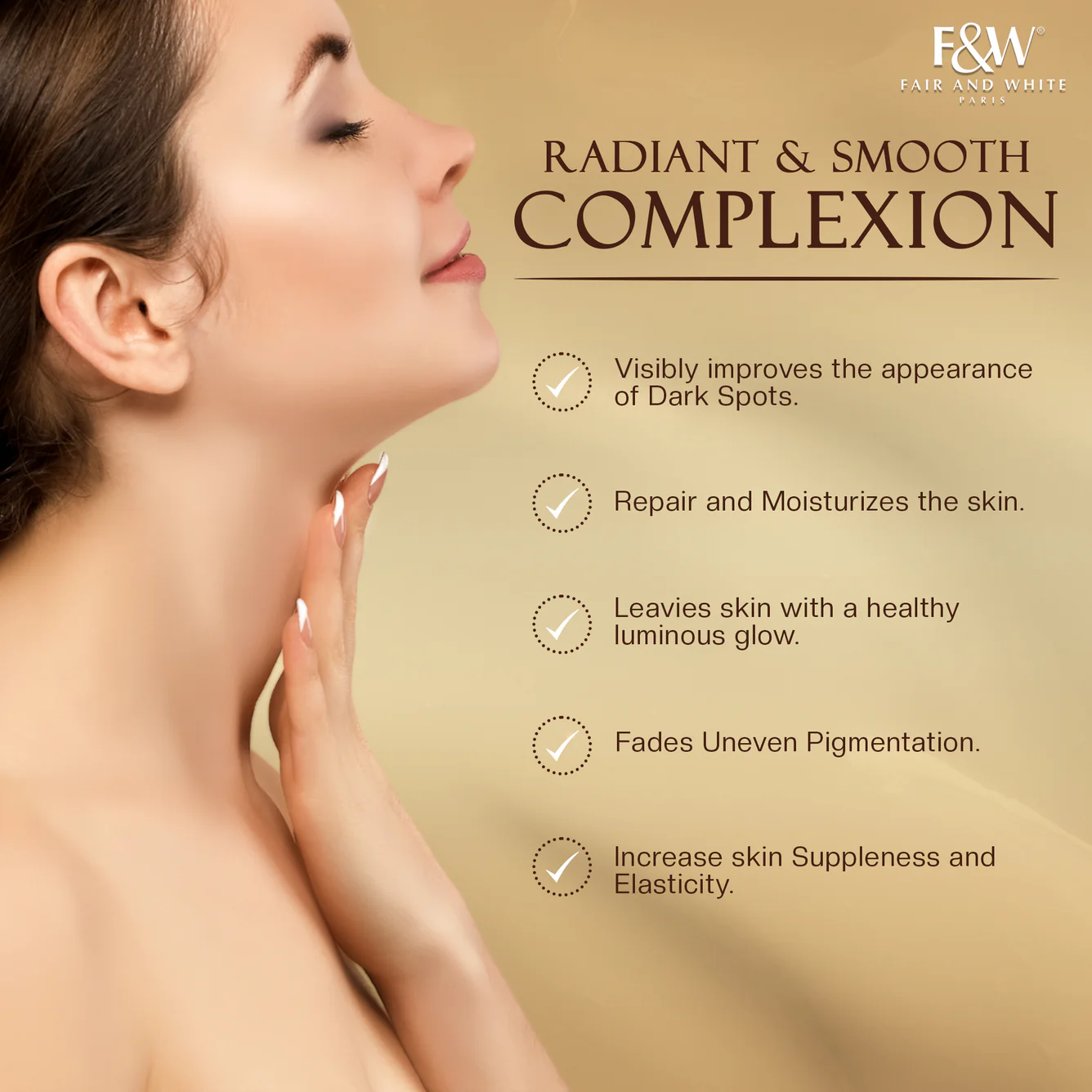 F&W Gold Radiance Fade Cream (50ml) - Image 4